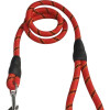 Correa Para Perro Largo Total 1.3 mts Refractaria ROJO
