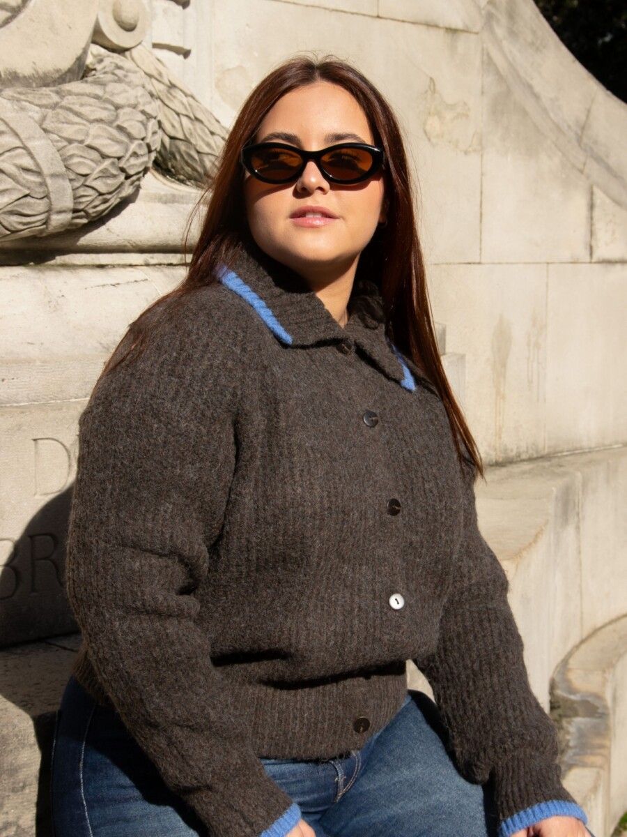 Cardigan Aurora - Gris 