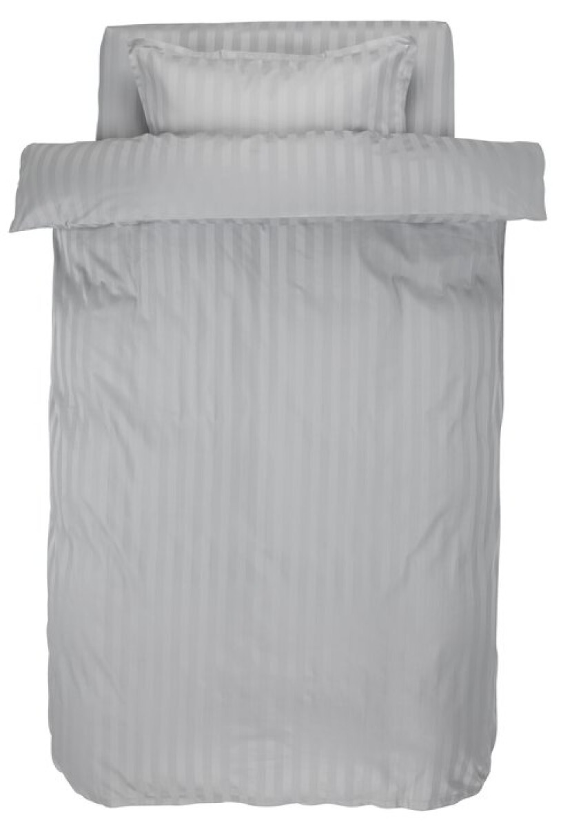 Juego sábana y funda nórdica NELL 155x220 gr - Gris claro 