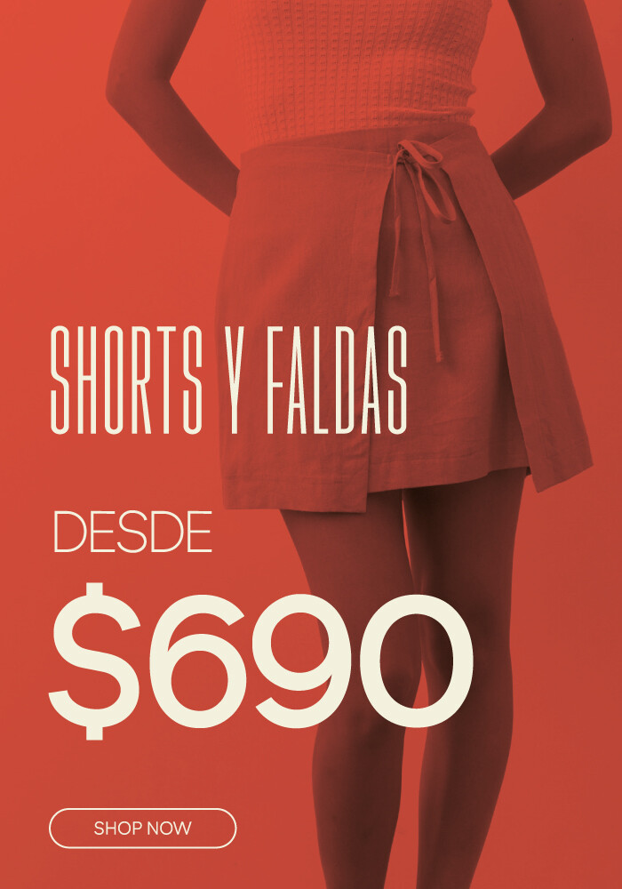 Shorts y faldas desde $690