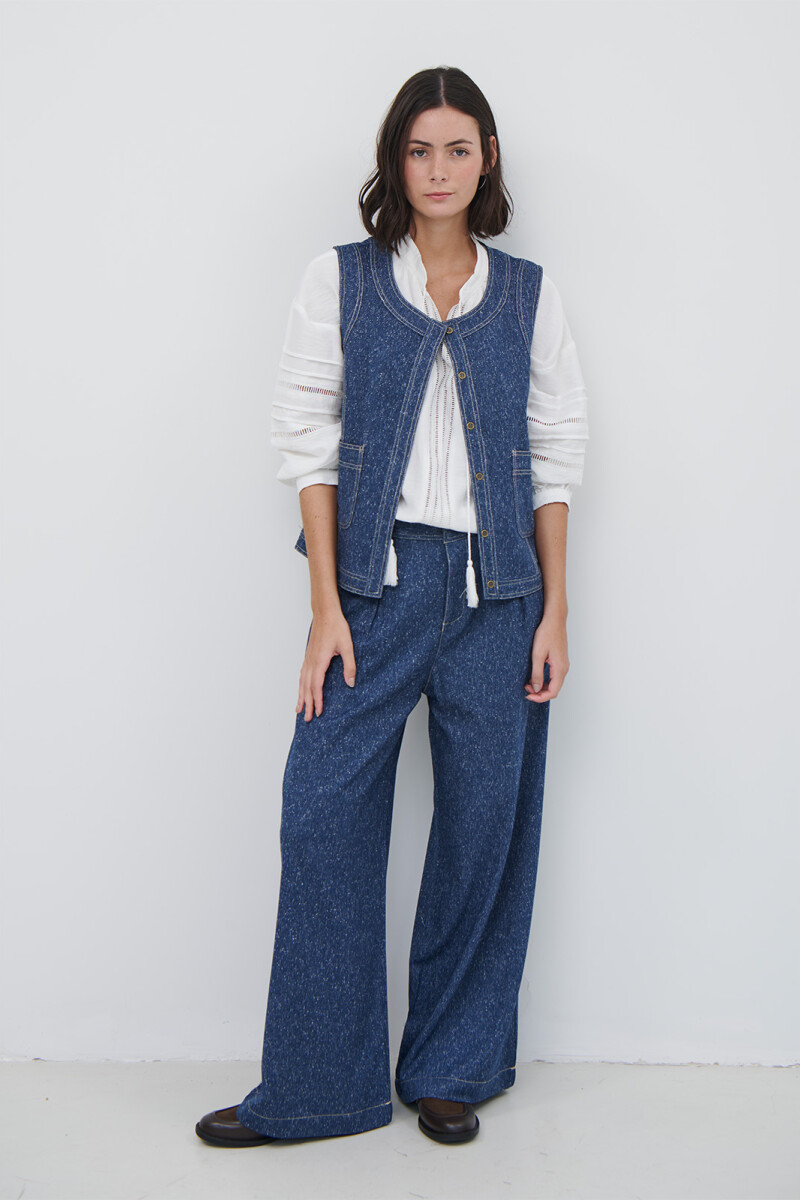 CHALECO MINI ESPIGA AZUL