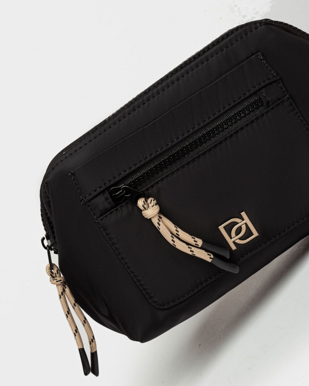 Porta cosméticos Vanity Fair en nylon Negro