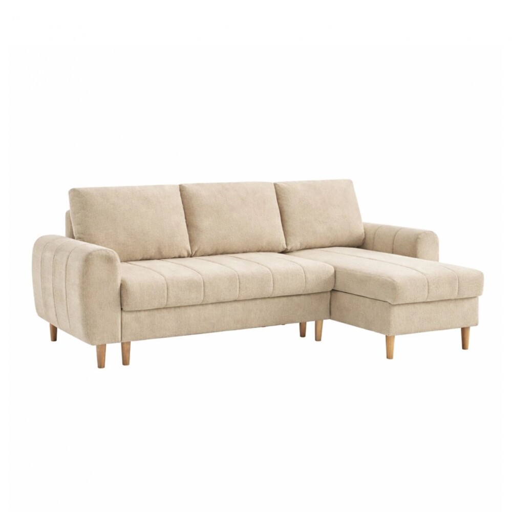 Sillón Esquinero con Baúles amplios - Amo Beige