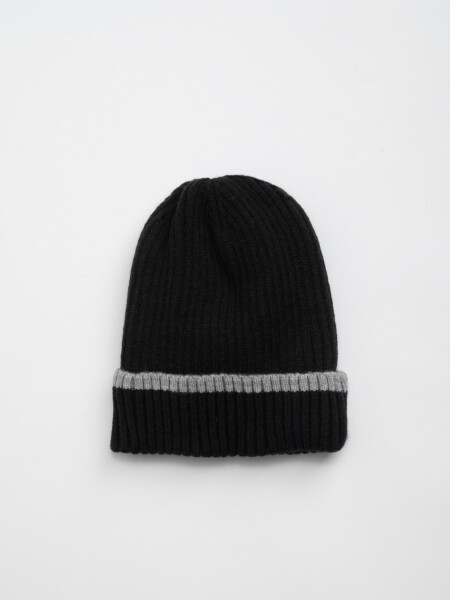 Gorro tejido Negro