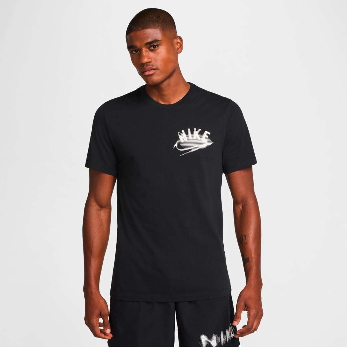 Remera Nike Dir-Fit Tee Brand Read de Hombre - Negro 