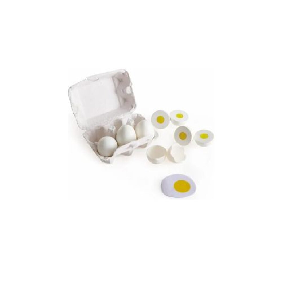 Pack De 6 Huevos Madera Y Velcro - Hape 
