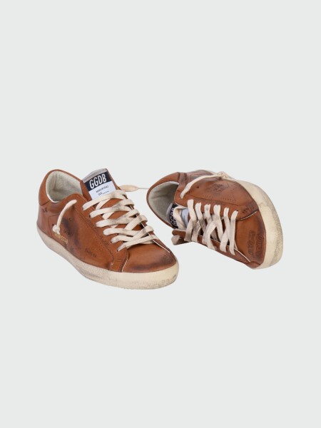 Golden Goose - Zapatillas Super- Star Marrón 55312