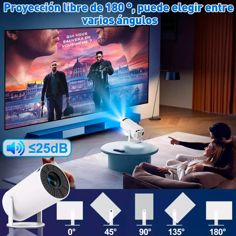 Mini Proyector Inteligente Portátil Ultra Hd Pro Cine En Casa Hy300 Mini Proyector Inteligente Portátil Ultra Hd Pro Cine En Casa Hy300