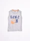 MUSCULOSA GAME ON GRIS MELANGE M