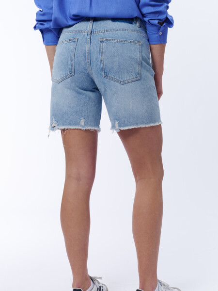 Bermuda Jean Roto Azul