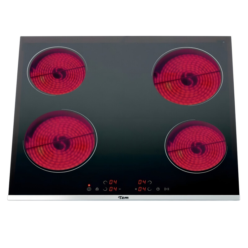 Anafe Eléctrico - Tem T1dan4hvt2308 Color Negro - 4 Hornallas Anafe Eléctrico - Tem T1dan4hvt2308 Color Negro - 4 Hornallas