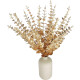 Rama de Eucalipto Artificial 85 cm Dorado