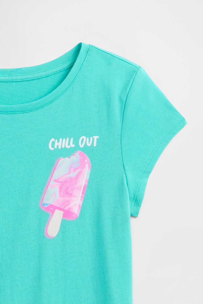 Remera Gráfico Niña Butterfly Icon