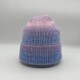Gorro de lana degradé violeta