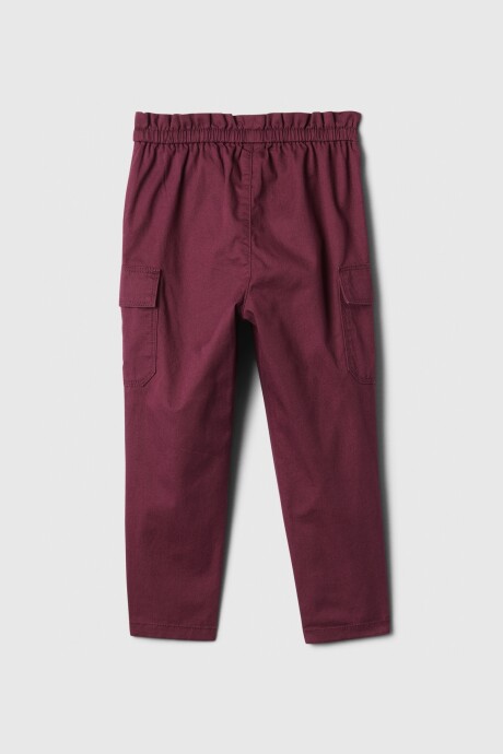Pantalón Cargo Toddler Niña Plum Pudding