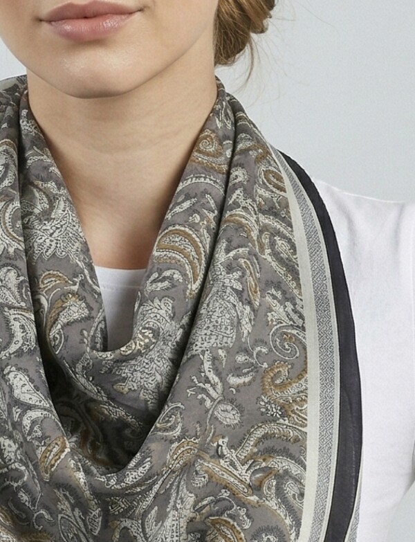 Bandana Arabescos MULTI/GRIS