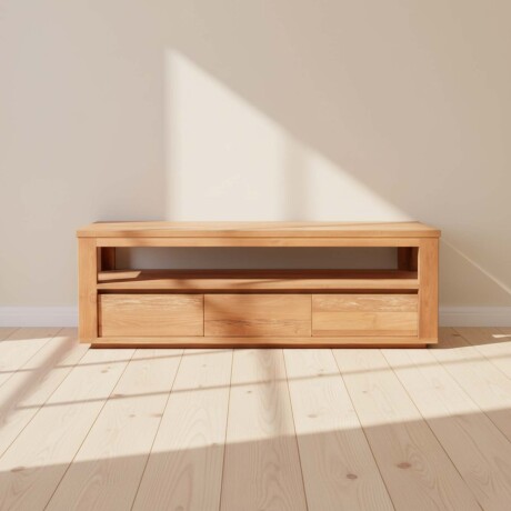 MUEBLE PARA TV MADERA-Y-FIBRA-NATURAL NATURAL-BEIGE HORIZONTE NATURAL