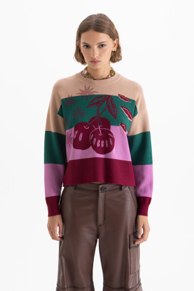 SWEATER CHEERS Multicolor