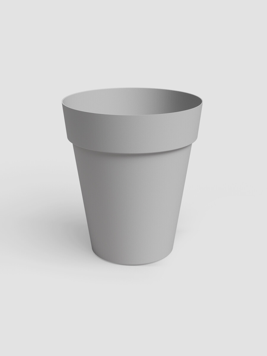 MACETA ALTA CAPRI HIGH POT 46 GRIS CLARO