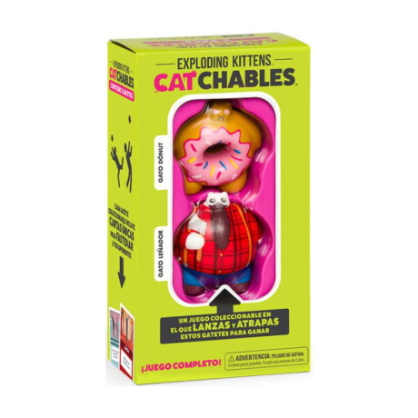 Exploding Kittens Catchables - Gato Dónut y Gato Leñador Exploding Kittens Catchables - Gato Dónut y Gato Leñador