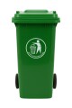 Contenedor De Residuos Verde - 120 Litros Contenedor De Residuos Verde - 120 Litros