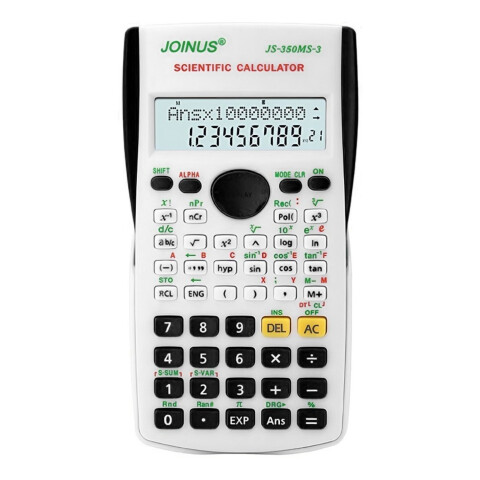 Calculadora Científica Estudiar Liceo Joinus Js350ms Variante Color Negro