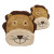 Mochila Infantil Animales De Peluche Niños Escuela 3d Variante Color Marron Leon