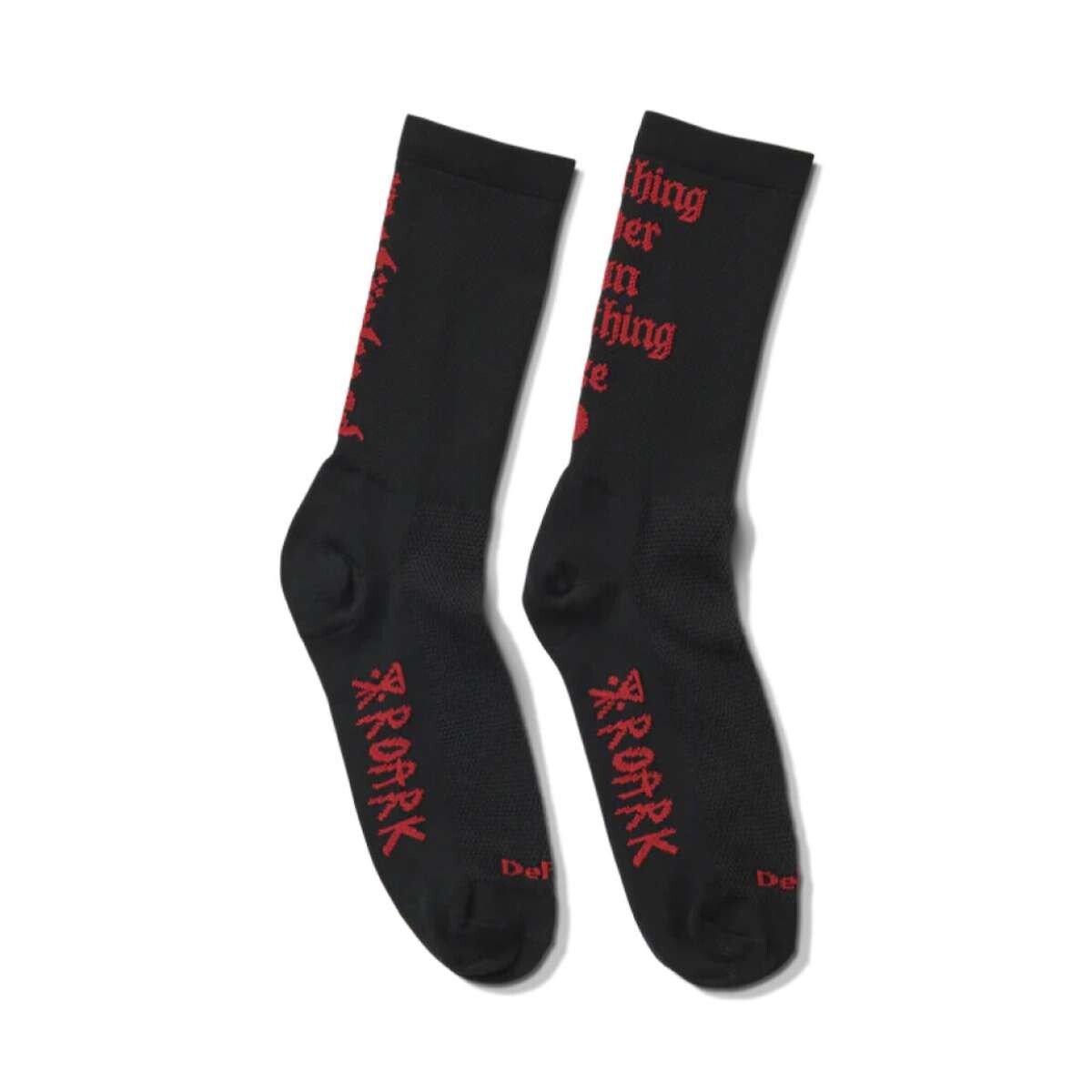 Medias Roark Motorhead Louder Hi - Negro 