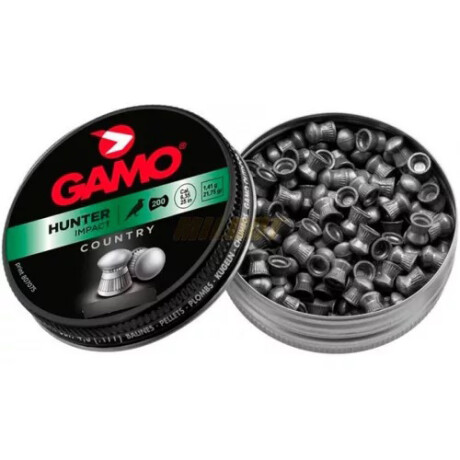 Chumbo Gamo Hunter Cal 6.35 X 200 C/Metal.- Chumbo Gamo Hunter Cal 6.35 X 200 C/Metal.-