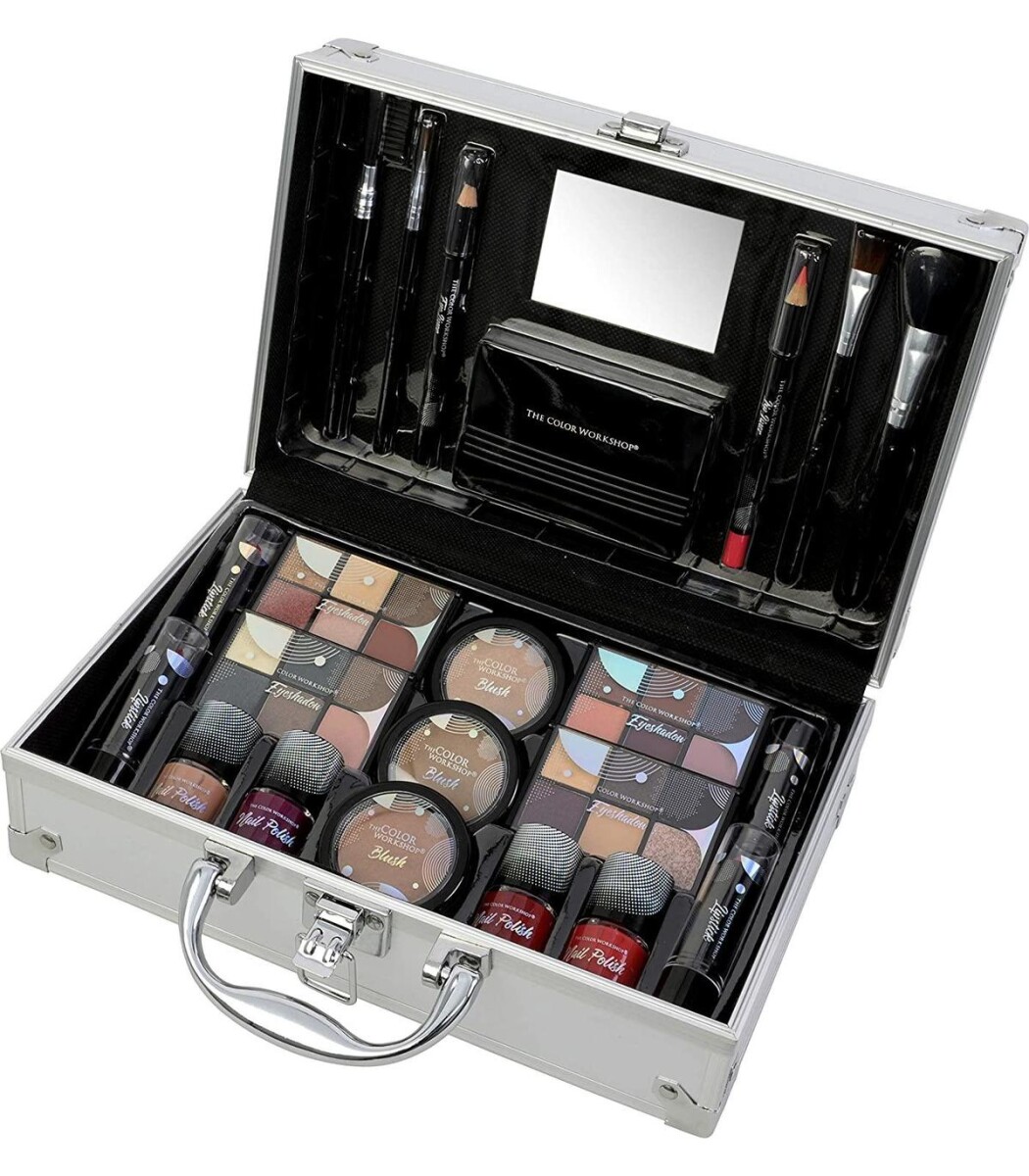 Maletín de Maquillaje The Color Workshop Bon Voyage Silver 1580141 