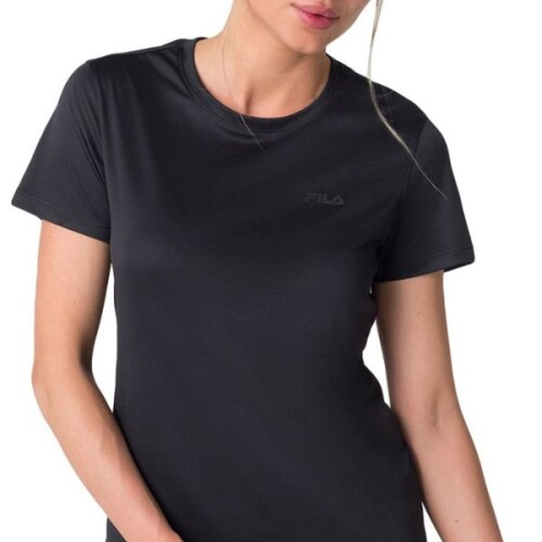 Remera FILA manga corta para dama Negro