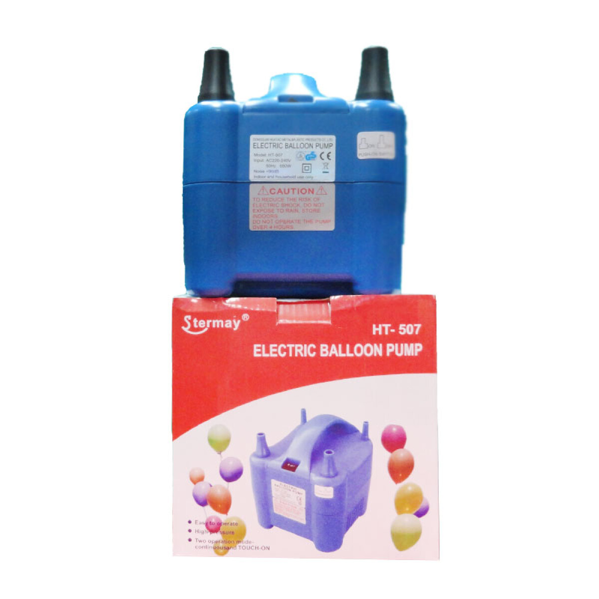 Inflador MULTIPLE Globos Eléctrico HT-507 680W 