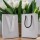 Bolsa cartulina 10x05x15 cm BLANCO