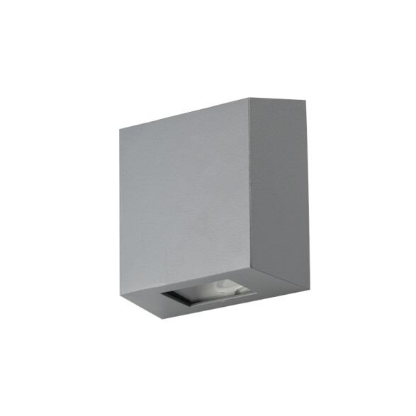 Aplique pared bidireccional gris, interior, 1xG9 BM4026