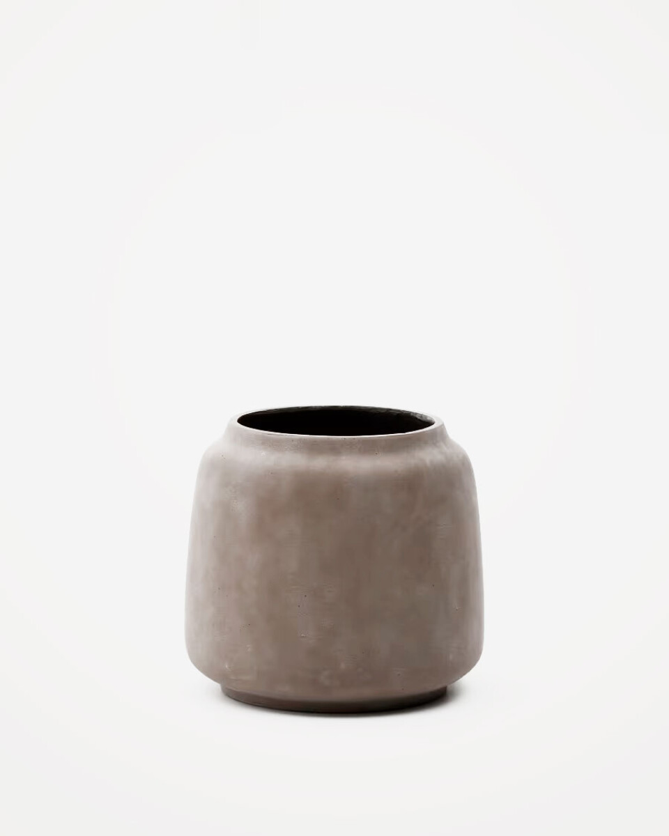 Macetero Lira de efecto terracota - Ø53 cm 