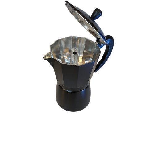 Cafetera Italiana en Aluminio 9 tazas Negro