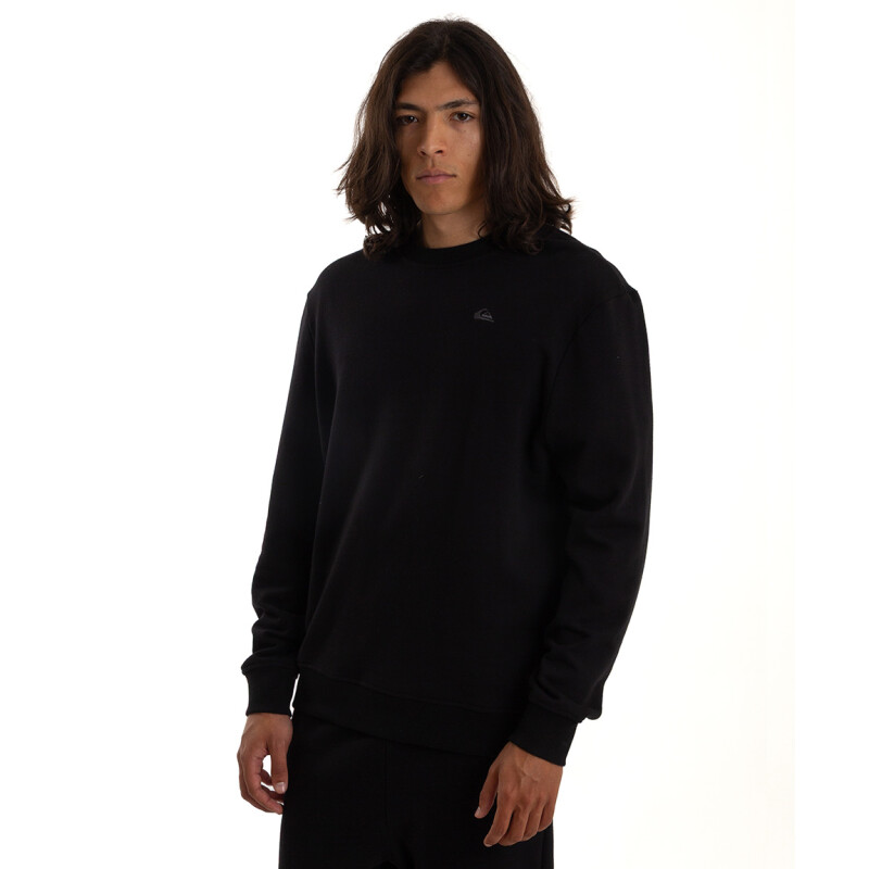 Quiksilver Buzo Basic Logo Hombre - Negro Negro