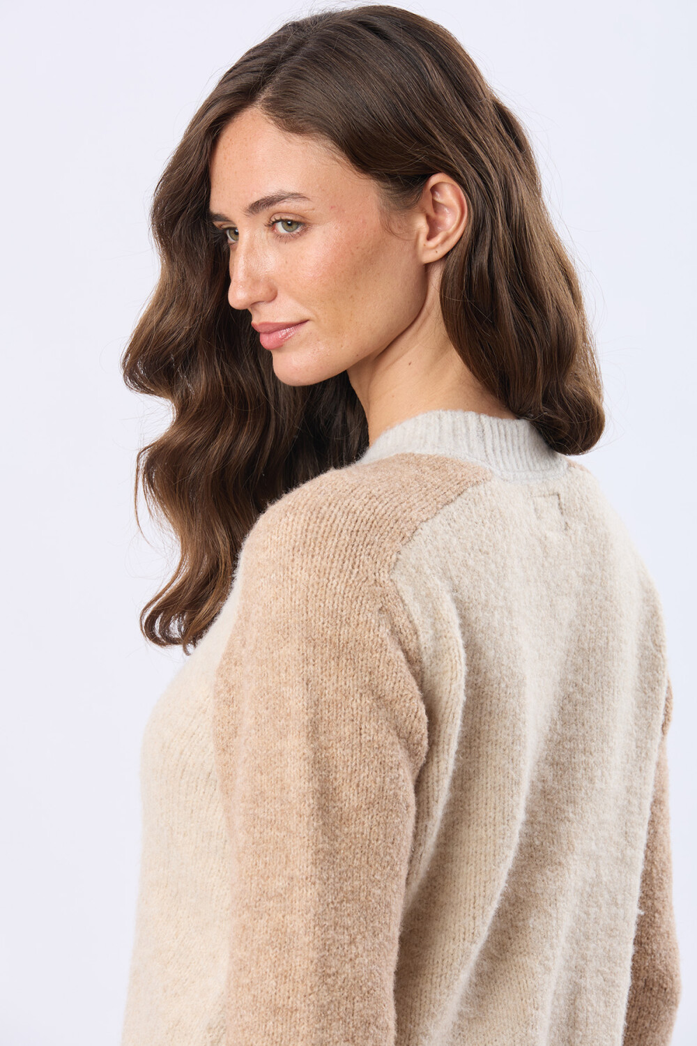 BUZO TEJIDO DE ABRIGO TOSTADO