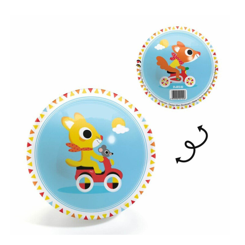 Pelota Small Cute Race Djeco Pelota Small Cute Race Djeco