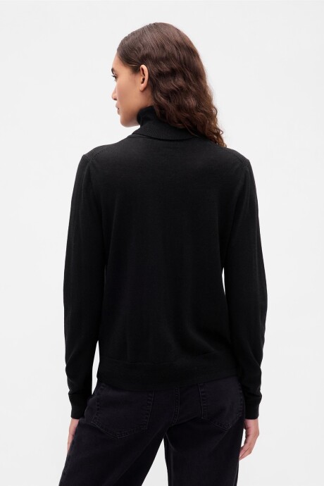 Buzo Polera Merino Mujer Black