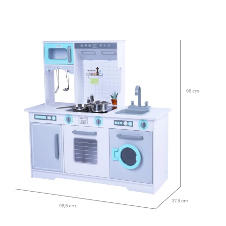 Cocina Infantil de Madera Grande XXL – Con Horno, Micro y Heladera Cocina Infantil de Madera Grande XXL – Con Horno, Micro y Heladera