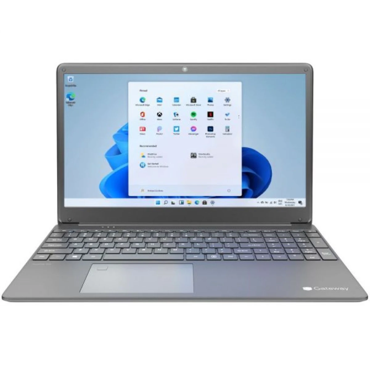 Notebook Gateway 15.6" Full Hd GWNR71517-BK 8GB 512GB - BLACK 