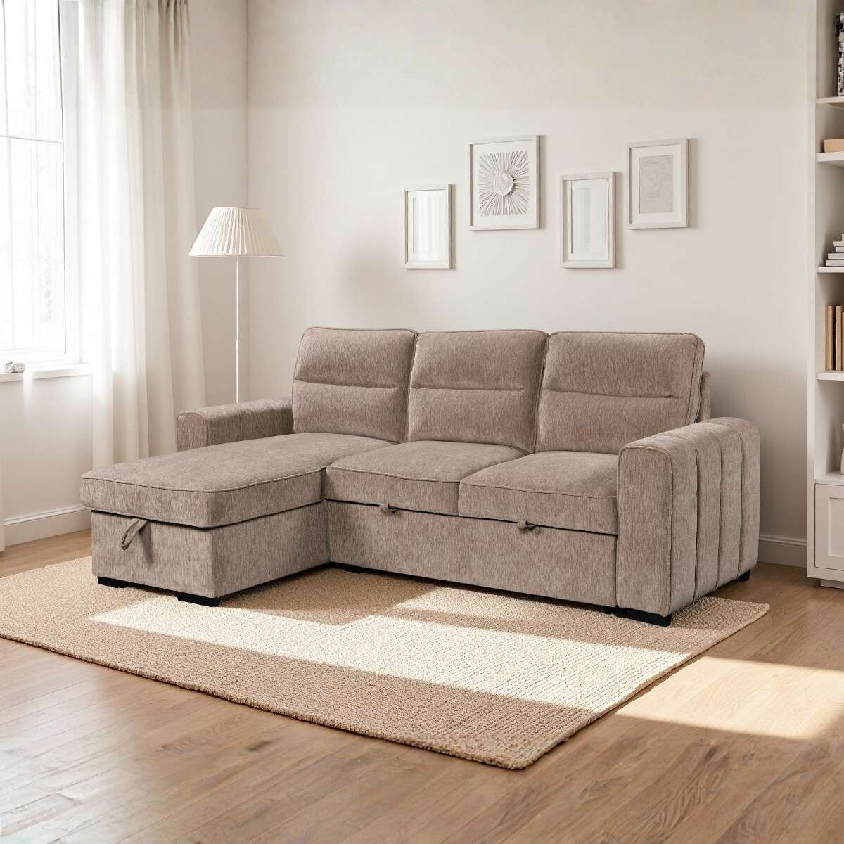 Rinconera Saona - Chaise intercambiable - Tela Microfibra - 410 (Tostado) 