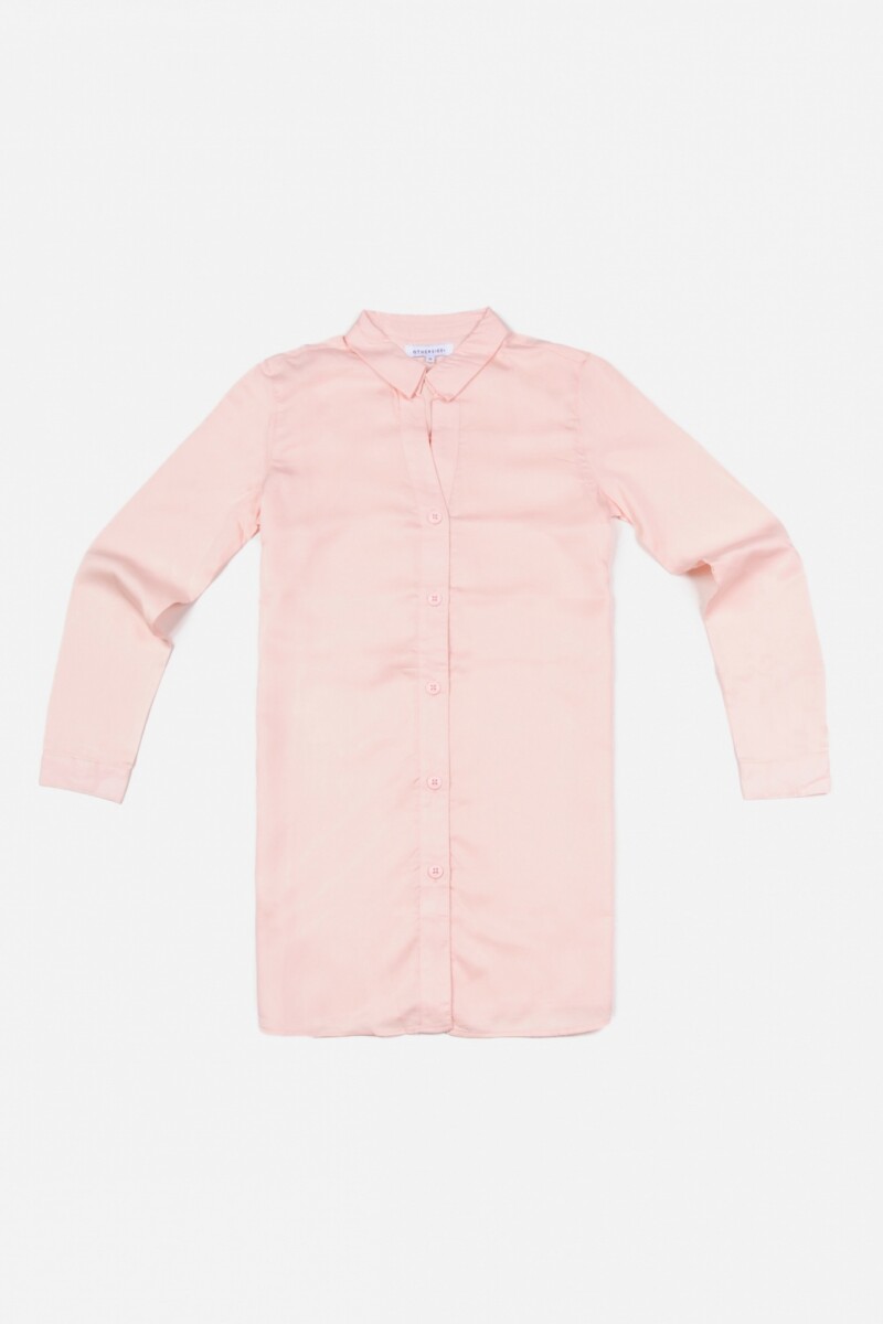 Camisa de dama - ROSA PASTEL 