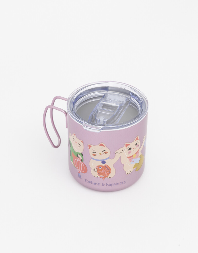 Artículos cocina Vasos Taza Metálica "lucky Cats" - Combinacion Multicolor