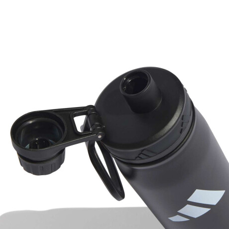 Botella Metalica Con Tapón De Rosca 0,6 L Unisex Negro