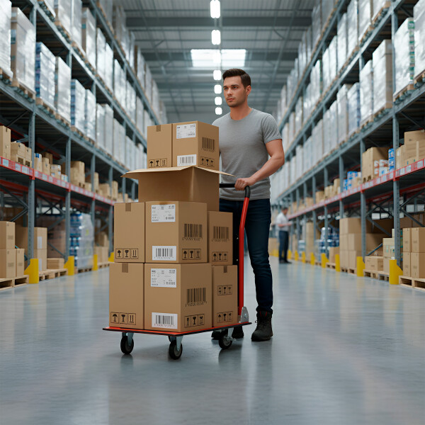 Carro Carrito Carga Plegable Plataforma Ruedas 150 Kg Negro 1