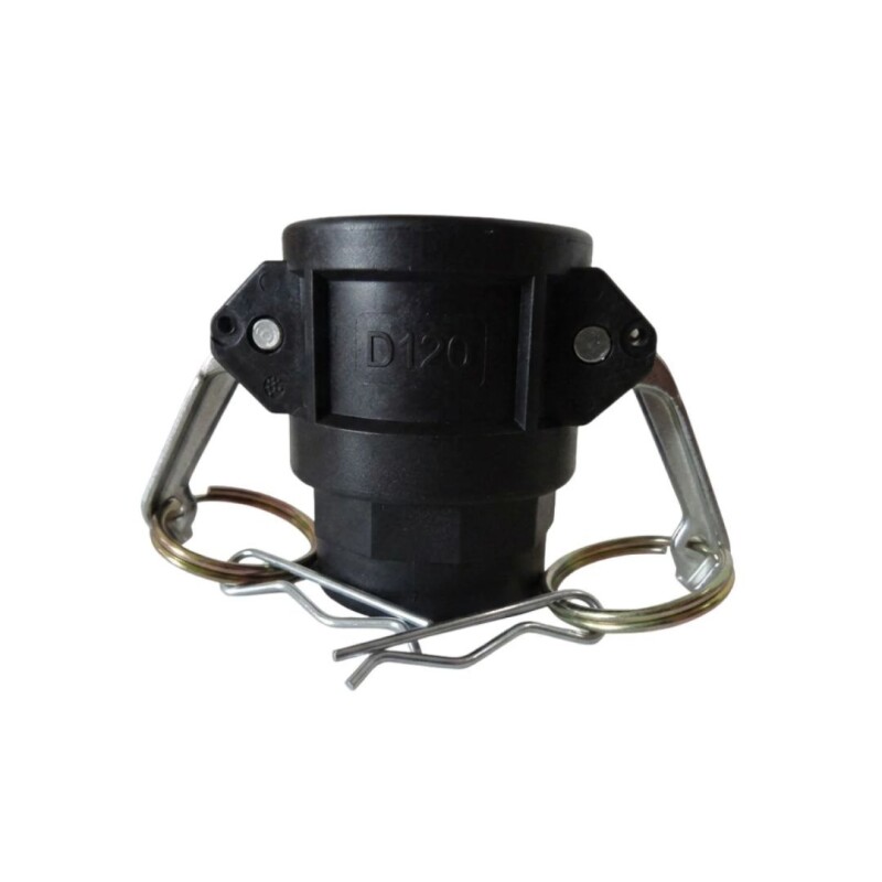 Acople rápido camlock rosca H c/ grampas 1 1/4"