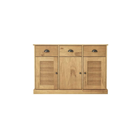 Aparador 3 Puertas 3 Cajones Li­nea Valenciana Natural