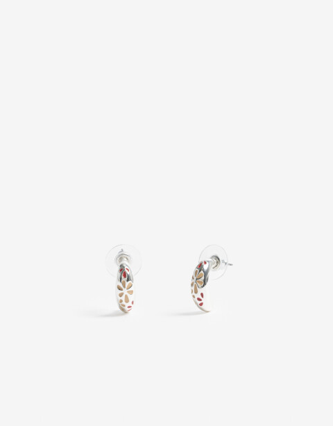 Aros Argollas Metal Aros Argollas Metal - Plateado